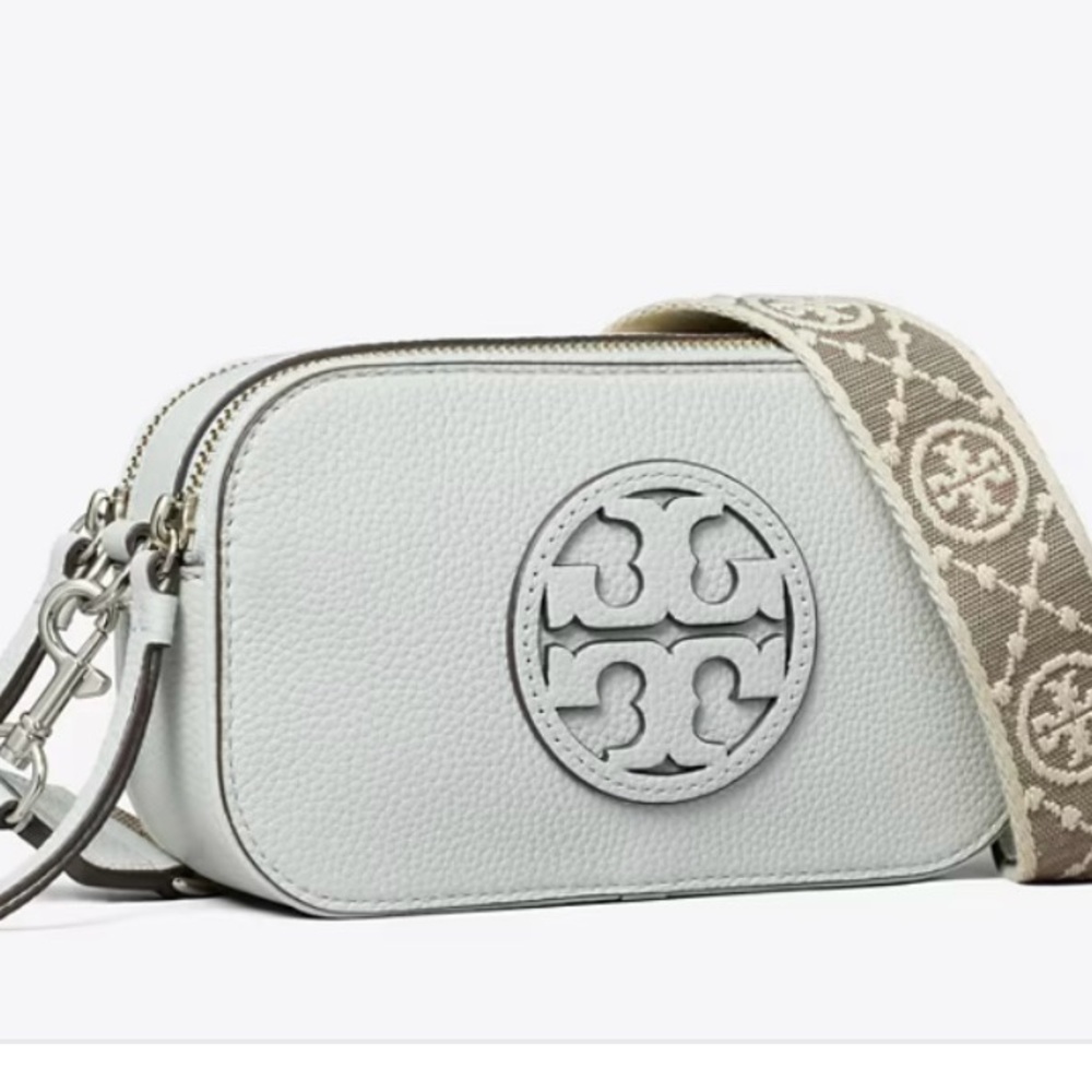 Tory Burch Mini “Miller” Crossbody Bag.